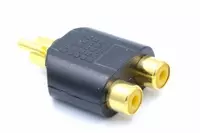 Pomona 6882 RCA Phono Adapter (F/M/F)